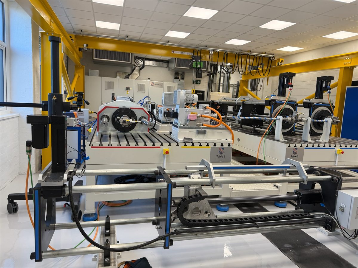 A multi-axis servo test rig engineered by CCS